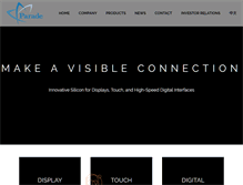 Tablet Screenshot of paradetech.com